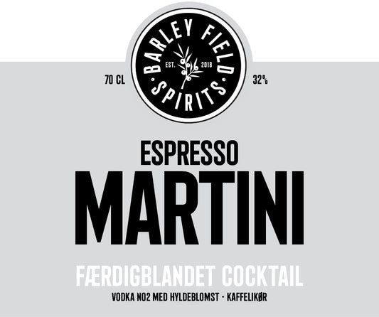 ESPRESSO MARTINI - 70 cl. - GRATIS FRAGT