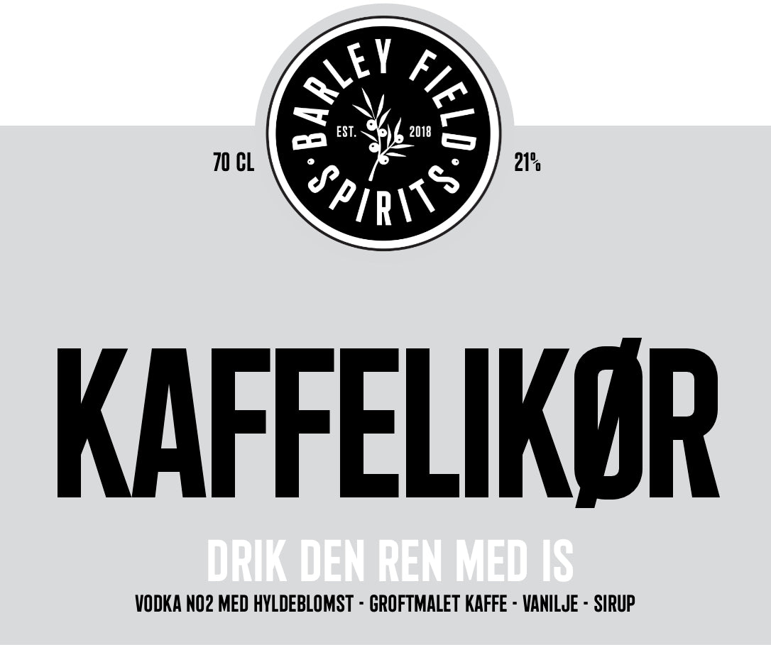 KAFFELIKØR - 70 cl. - GRATIS FRAGT
